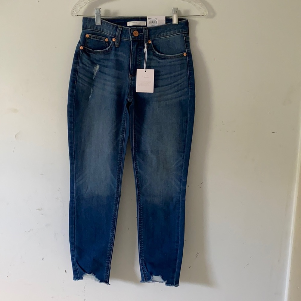 LC Lauren Conrad | skinny crop mid rise jeans